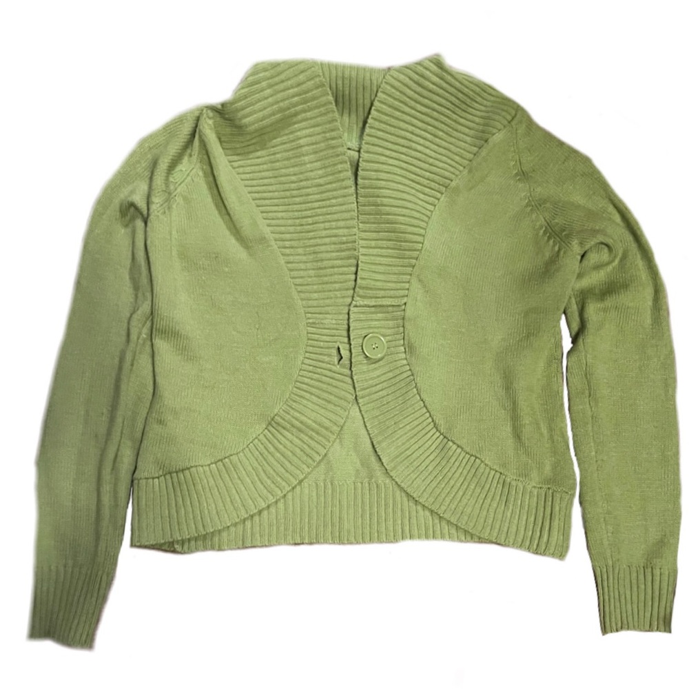 Vintage pale green cardigan
